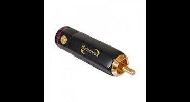 Audio Dynavox RCA cinchplug rood