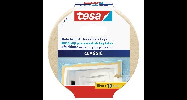 Afplaktape/schilderstape 19 mm x 50 m