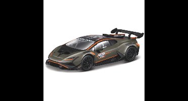 BBURAGO Modelauto - Lamborghini Hurac?n - groen/oranje - 10 x 4,5 cm