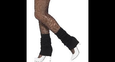 Beenwarmers - Zwart - jaren 80 - retro - fitness