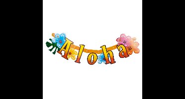 Boland letterslinger Hawaii - Aloha - 83 cm - tropisch thema - versiering