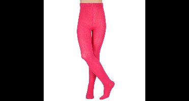Carnaval verkleed panty voor kinderen - Maillot - fuchsia roze - katoen/polyester