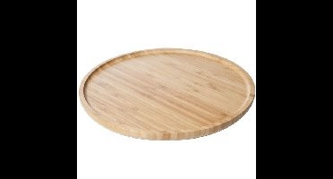 Cosy & Trendy serveerplank - hout - rond - dia 33 cm - Serveerbladen
