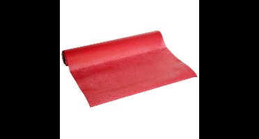 Cosy & Trendy Tafelloper - papier - rood - 480 x 40 cm