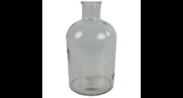 Countryfield Vaas - helder/transparant - glas - Apotheker fles vorm - D17 x H31 cm