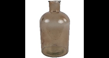 Countryfield Vaas - lichtbruin/transparant - glas - Apotheker fles vorm - D17 x H31 cm