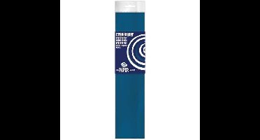 Crepe papier platte vellen - petrol blauw - 250 x 50 cm - Knutselen met papier - Knutselspullen