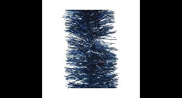 Decoris Folie slinger - donkerblauw - L270 x H10 cm - folie - kerstslingers