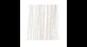 Decoris kerstboom folie slieren - tinsel - wit - 1x zakje - 40 x 50 cm