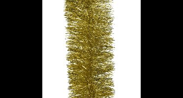 Decoris kerstslinger - goud - 270 x 10 cm - lametta - folie - guirlande - kerstversiering