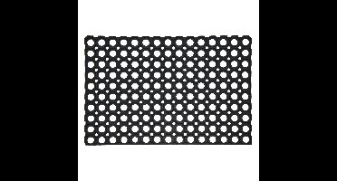 Deurmat - voor buiten - rubber - 60 x 40 cm - Droogloopmat - schoonloopmat