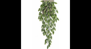 Emerald kunstplant/hangplant - Hop - groen - 70 cm lang