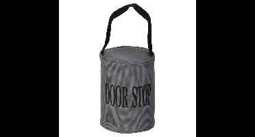 Esschert Design Canvas deurstopper grijs - met handvat - 16 x 12.5 cm - 2.4 kg