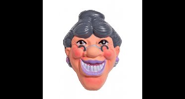 Folat Feest masker - Sarah 50 jaar - 3D - kunststof - feestpop Sarah - versiering