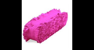 Folat Feest/verjaardag versiering - crepe slingers - roze - 24 mtr - papier - feestartikelen
