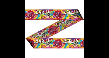 Folat Sarah 50 jaar - 4x - markeerlint - 15 meter - verjaardag versiering - slinger