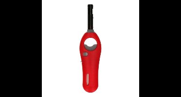 Gasaansteker - rood - 18,5 cm - aansteker met kinderslot