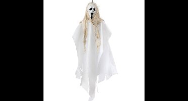 Halloween/horror thema hang decoratie spook - enge/griezelige pop - 60 cm