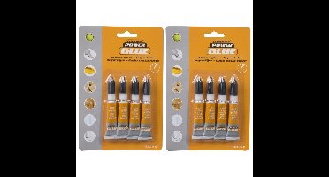 Hobby superlijm kleine tubes - 3 gram - 8x stuks - power lijm