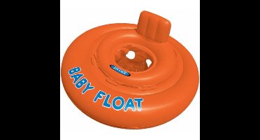 Intex Baby zwemband - oranje - met zitje - 76 cm