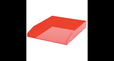 Kantoor Brievenbakjes - A4 formaat - kunststof - Rood - Stapelbaar - Documenten bakjes