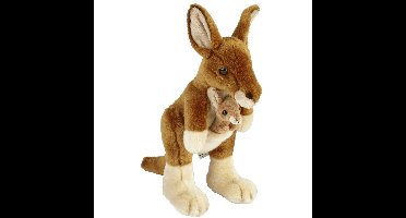 Knuffel kangoeroe bruin 28 cm knuffels kopen