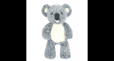 Knuffeldier Koala Aussie - zachte pluche stof - dieren knuffels - grijs - 25 cm