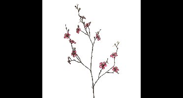 Kunstbloem bloesem Glamour - 96 cm - bordeaux rood - Kunst zijdebloemen