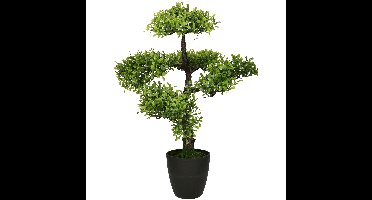 Kunstplant bonsai boompje in pot - Japans decoratie - 50 cm - Type Kyoto light