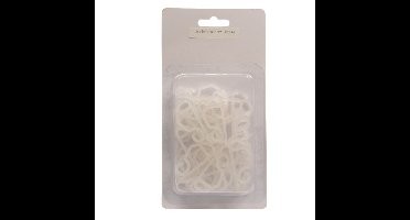 Lichtsnoer ophanghaakjes - 24x st - bevestiging dakgoot - kerstverlichting ophangen