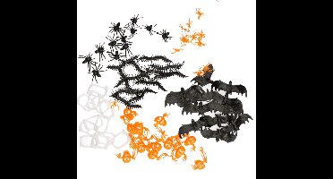 Nep beestjes mix - 72x stuks - multi color - halloween - horror - feestdecoratie