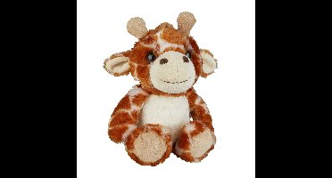 Pluche knuffel dieren Giraffe 18 cm