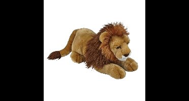 Pluche knuffeldier Leeuw - 50 cm - groot - leeuwen - safaridieren