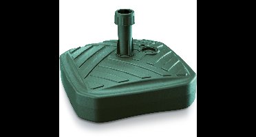 Prosperplast Parasolvoet - vierkant - rotan - groen - 12L - dia 39 cm - houder