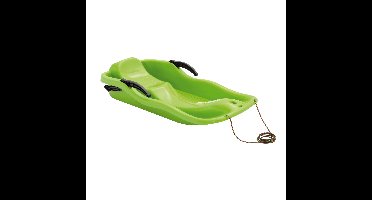 Prosperplast sneeuw slee - slede met trekkoord - voor kinderen - groen - Kinderslee - 87 x 40 cm