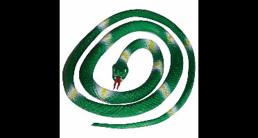 Ravensden Speelgoed slang - groen - 140 cm - speelfiguur - reptiel