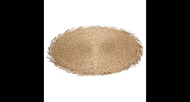 Secret de Gourmet Placemat - raffia naturel - rond - 38 cm - rond