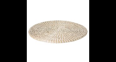 Secret de Gourmet Tafel Placemat - zeegras - wit - D35 cm - extra dik