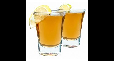 Shotglazen - 6x stuks - transparant - glas - 40ml - borrelglazen