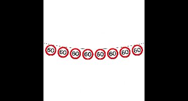 Slinger 60 jaar - verkeersborden - 10 meter - 60e verjaardag vlaggenlijn - versiering
