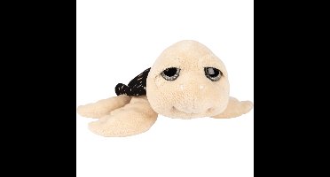 Suki Gifts pluche zeeschildpad Jules knuffeldier - cute eyes - beige - 24 cm