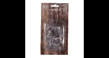 Svenska Living zuignap ophanghaakjes - 12x stuks - 3 cm - kerstverlichting ophangen