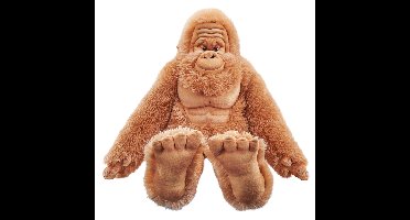 Wild Republic Bigfoot knuffel - 43 cm - pluche - wildeman - mythe - licht bruin