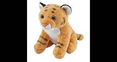 Wild Republic Tijger - pluche knuffel - 13 cm