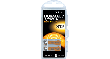 Duracell DA312 6x