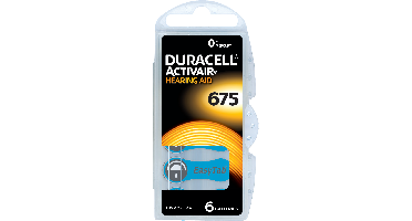 Duracell DA675 6x