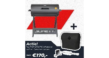 Barilo 2.0 houtskool barbecue + draaispit