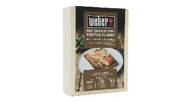 Weber Portie Rookplank Cederhout 4 Stuks Western Red Cedar Portion Planks BBQ
