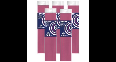 10x Crepe papier - cyclaam - 250 x 50 cm - knutselmateriaal