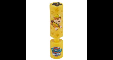 1x Paw Patrol Rubble waterpistool/waterpistolen van foam geel 15 cm